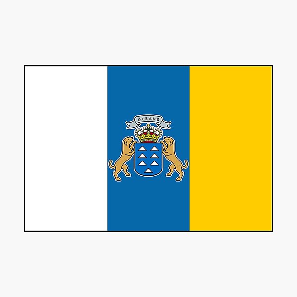 Item preview, Canary Islands Institutional Flag Gifts, Stickers & Products designed and sold by mpodger.