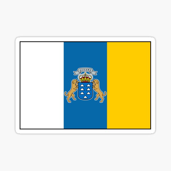 Item preview, Canary Islands Institutional Flag Gifts, Stickers & Products designed and sold by mpodger.