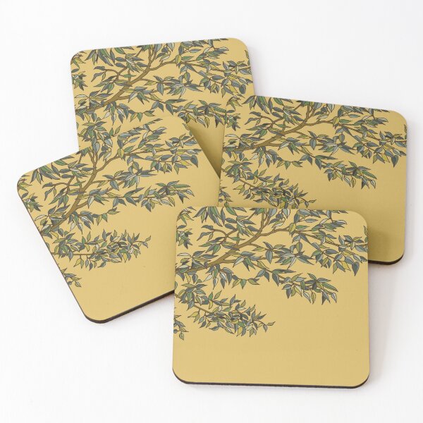 Item preview, An image of tree branches with leaves of various colors designed and sold by Irnika.