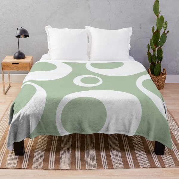 Item preview, Pale sage green round and round designed and sold by HTPOP.