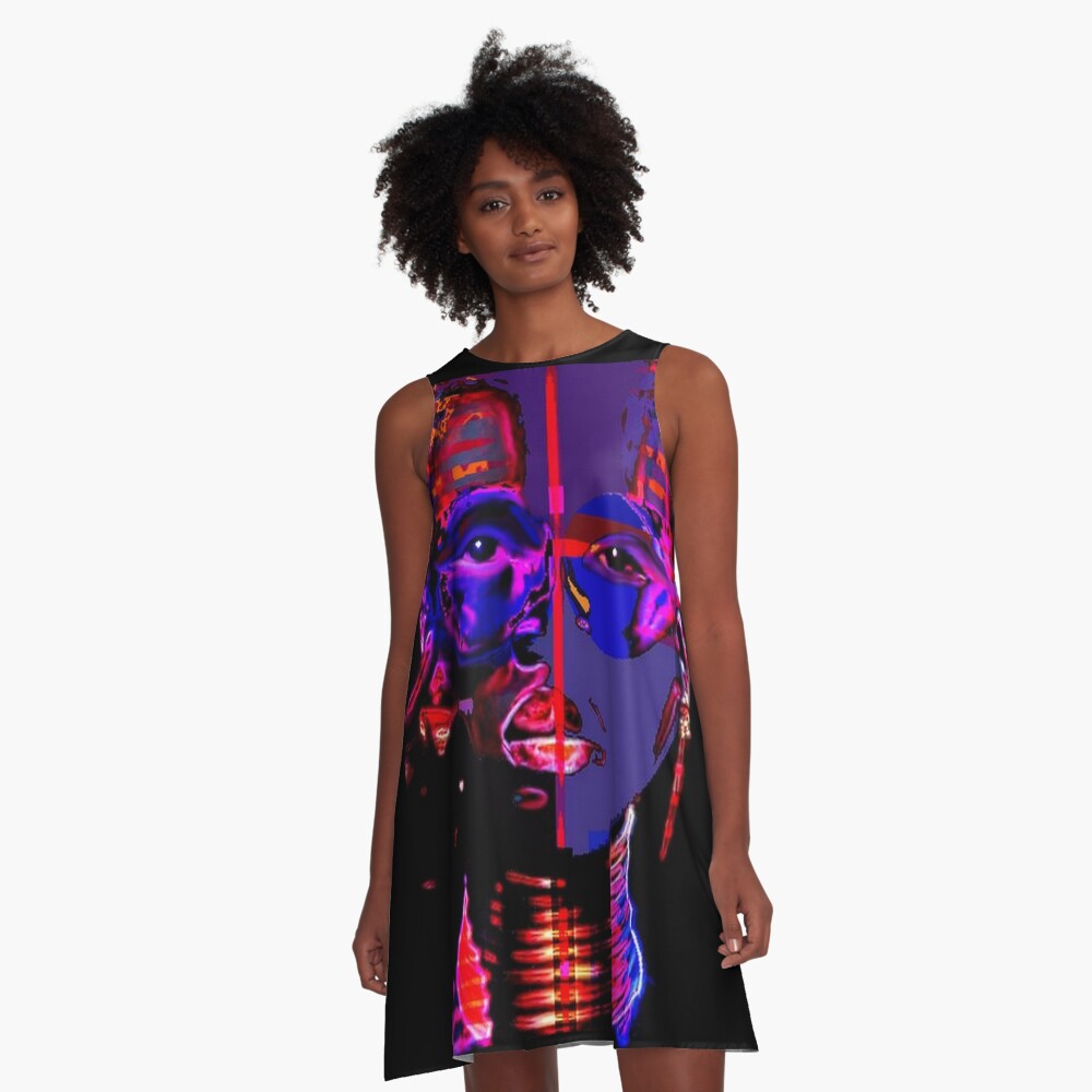 TRIBAL AFRICA A-Line Dress