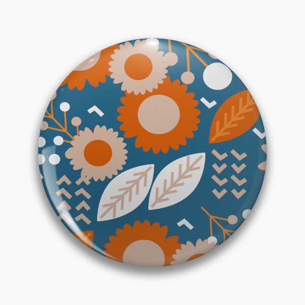 Item preview, Fiesta de invierno con flores en azul designed and sold by cocodes.