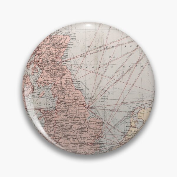 Item preview, Vintage British Isles & North Sea Map (1871) designed and sold by BravuraMedia.
