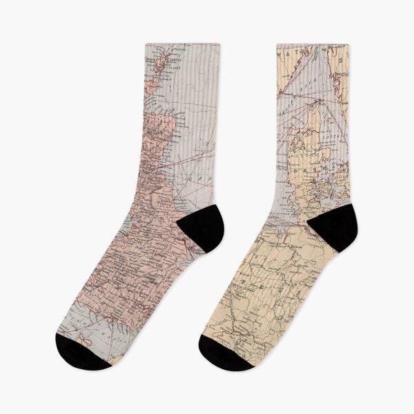 Item preview, Vintage British Isles & North Sea Map (1871) designed and sold by BravuraMedia.
