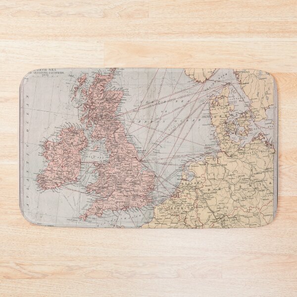 Item preview, Vintage British Isles & North Sea Map (1871) designed and sold by BravuraMedia.