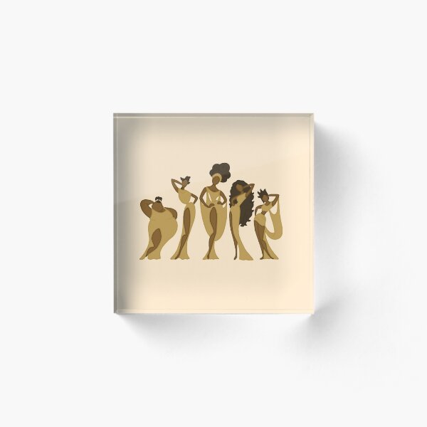 Greek Goddesses Acrylic Block