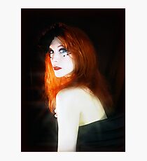 Spoken in Red Photographic Print
