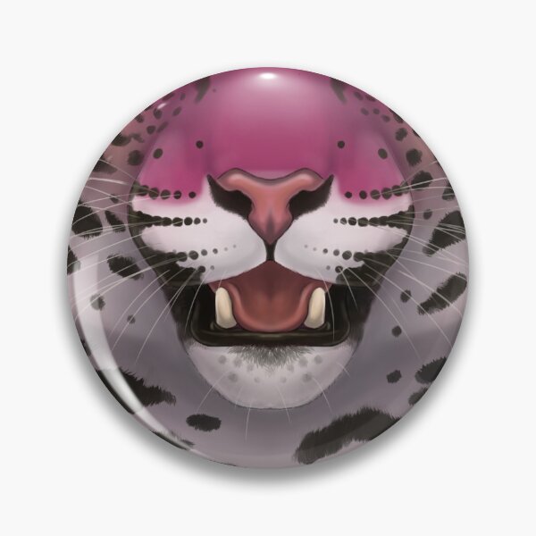 Item preview, Pink Jaguar Face designed and sold by SidianArts.