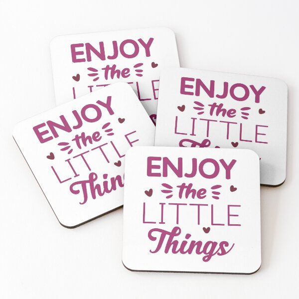 Item preview, Enjoy the little things positive quote designed and sold by SweetDaydream.