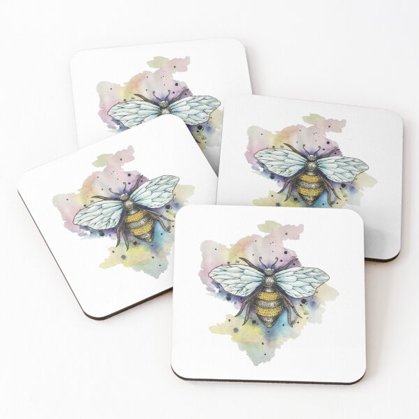 Item preview, Cute Bee With Watercolor Wash  designed and sold by Oirabot.