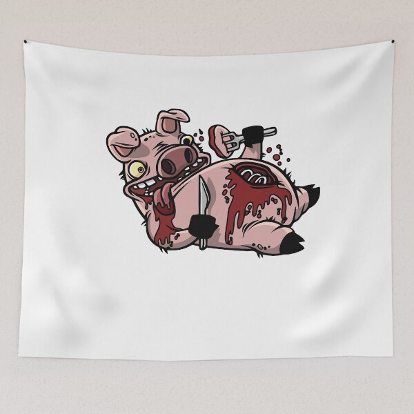 Item preview, A Cute Zombie Pig designed and sold by ozumdesigns.
