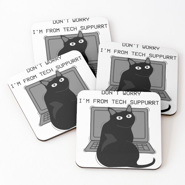 Item preview, I'm From Tech support funny cat lovers gift designed and sold by Sunmoony.