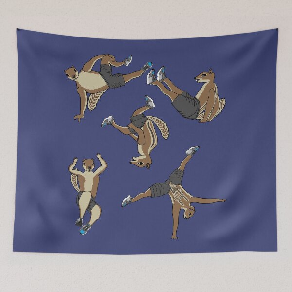 Item preview, Atlas squirrel, Freeruninng, Jumping, dash, blanche designed and sold by CreaVisArt.