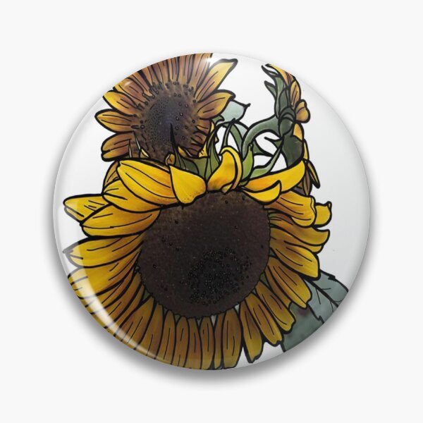 Item preview, Sunflower Love Linework designed and sold by Rebapaints.