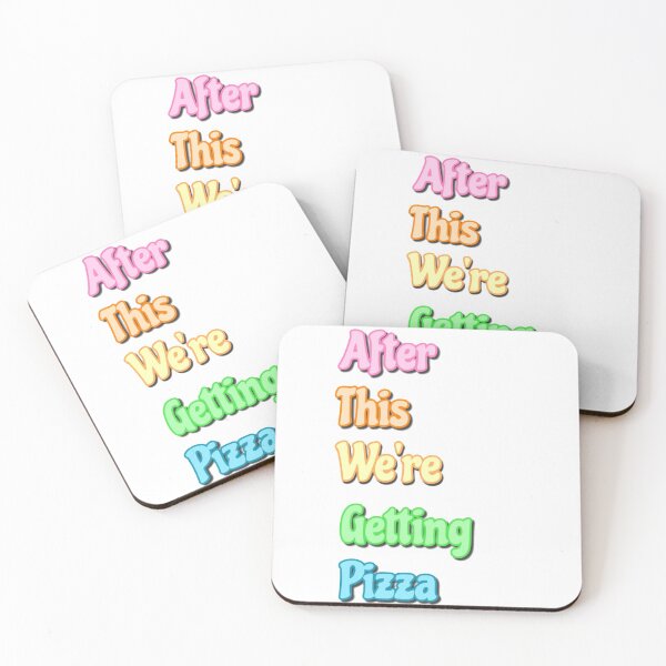 Item preview, After This we're having pizza pastel rainbow quote designed and sold by GG-Doodles.