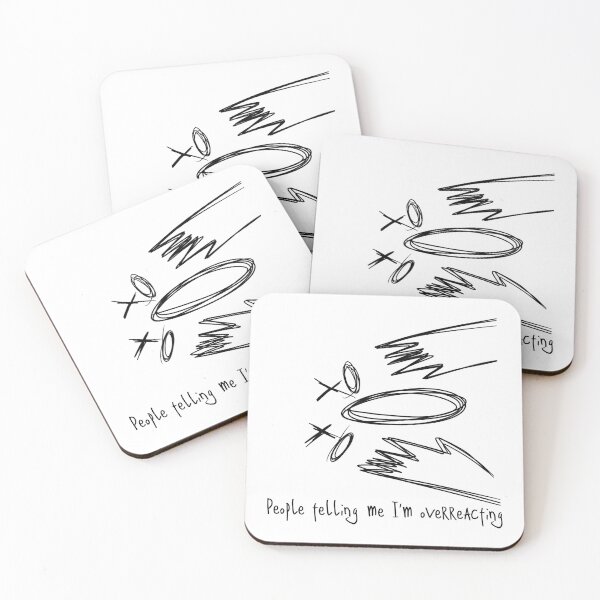 Item preview, People Telling Me I'm Overreacting / RAGE designed and sold by Nathalie Aynié.