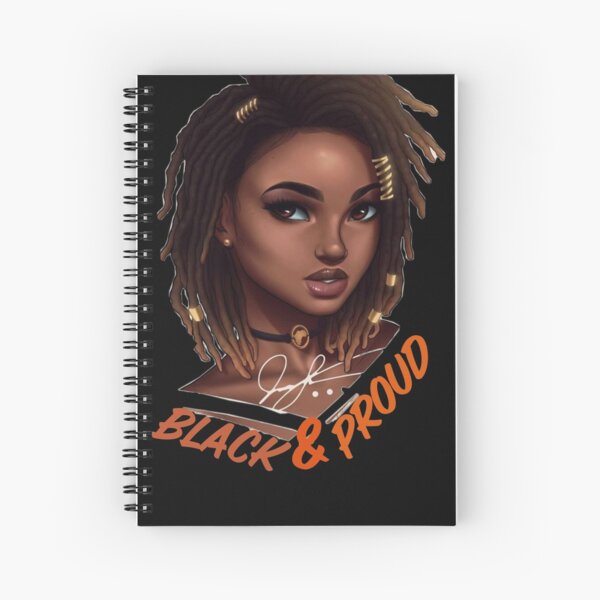 melanin poppin-strong black melanin queen Cuaderno de espiral