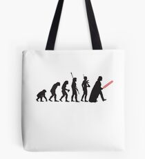 Human evolution Star wars Tote Bag