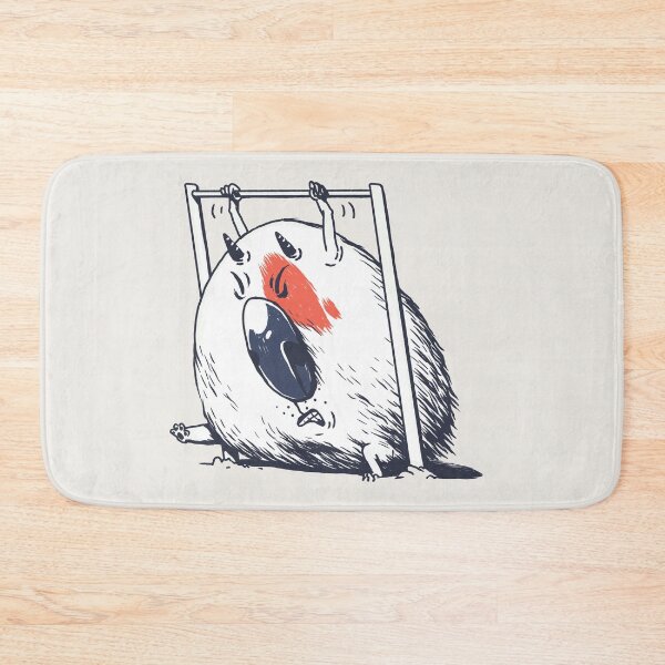 Item preview, Fatty piggie and horisontal bar designed and sold by anykeen.