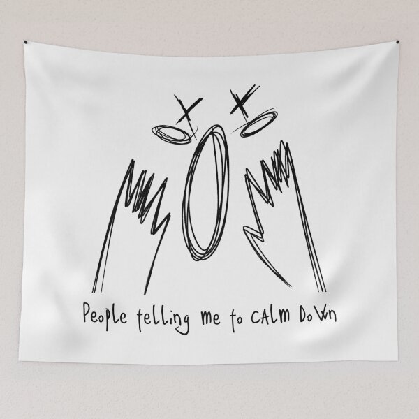 Item preview, People Telling Me to Calm Down / RAGE designed and sold by Nathalie Aynié.