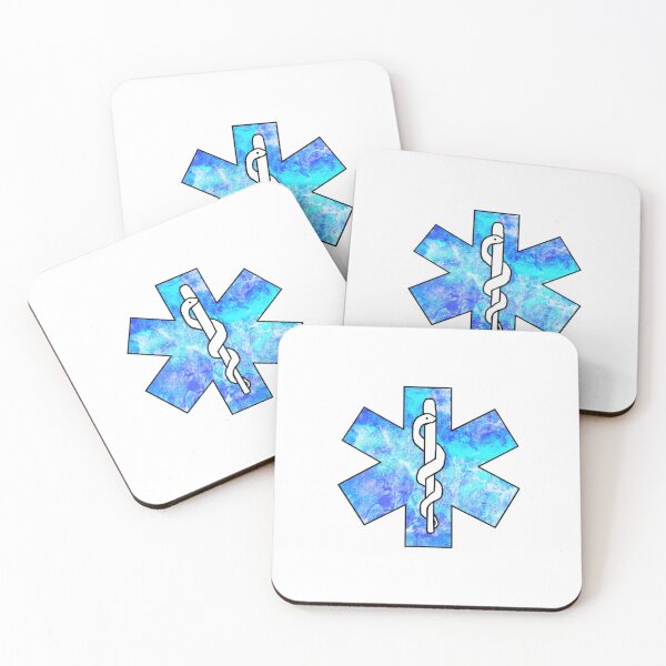 Item preview, Blue tie dye star of life “ems star” designed and sold by Mspizzirri.