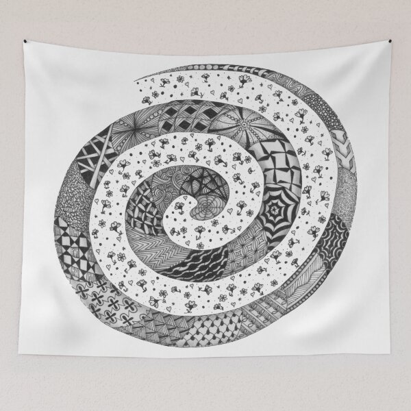 Item preview, Zentangle®-Inspired Art - ZIA 47 designed and sold by Laurel Storey, CZT.