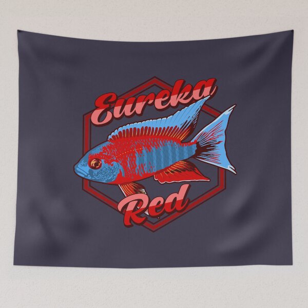 Item preview, Eureka Red Peacock Cichlid Lake Malawi Aulonocara Aquarium Fish Kaiserbuntbarsch Gift designed and sold by TheAplus.
