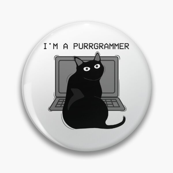 Item preview, I'm a purrgrammer funny cat lovers gift designed and sold by Sunmoony.