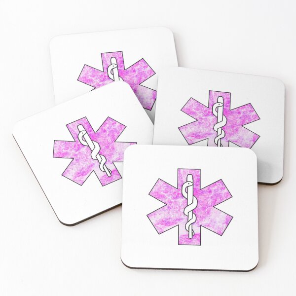 Item preview, Pink tie dye star of life “ems star” designed and sold by Mspizzirri.
