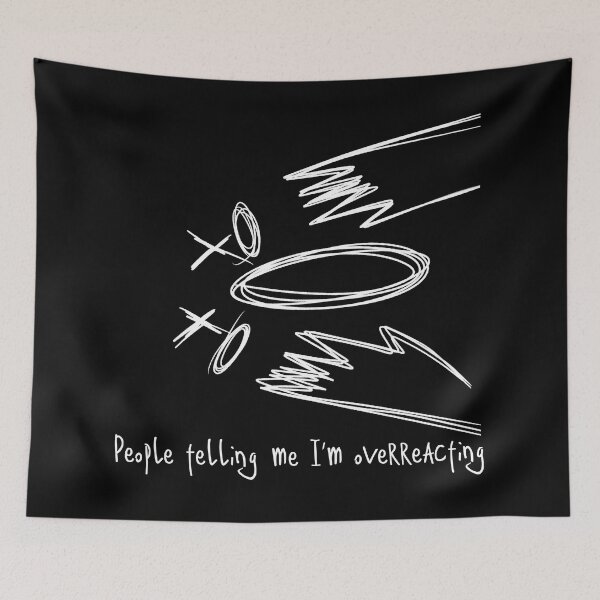 Item preview, People Telling Me I'm Overreacting / RAGE designed and sold by Nathalie Aynié.