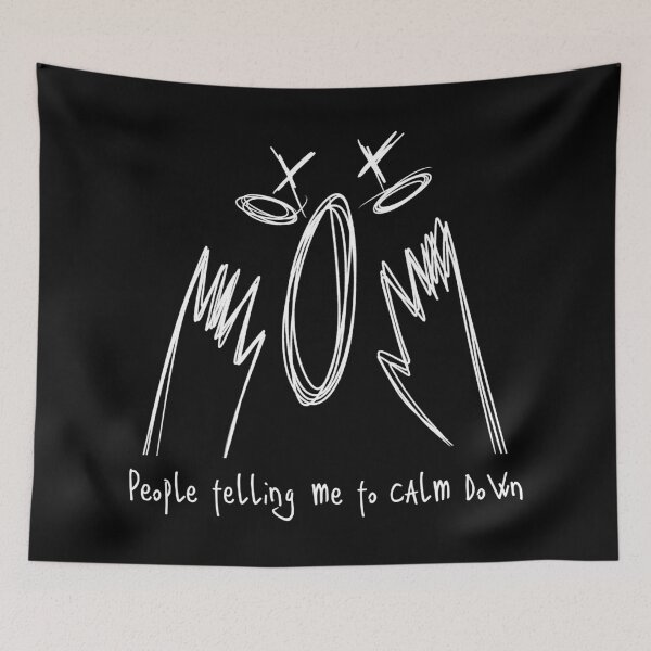 Item preview, People Telling Me to Calm Down / RAGE designed and sold by Nathalie Aynié.