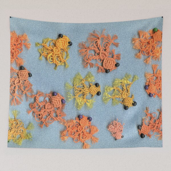 Item preview, Macrame Glint of Goldfish designed and sold by LymphomaLass.