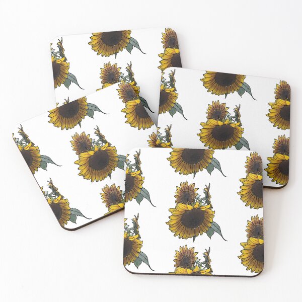 Item preview, Sunflower Love Linework designed and sold by Rebapaints.