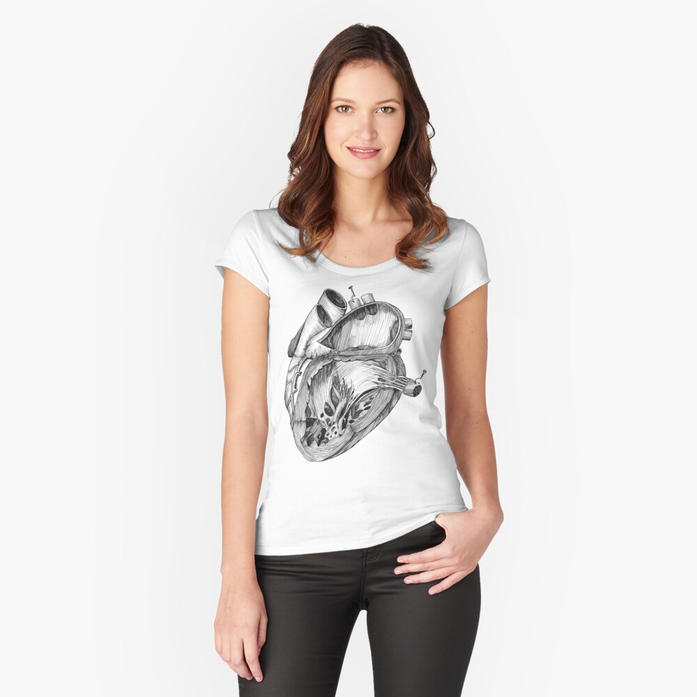 Item preview, Fitted Scoop T-Shirt designed and sold by MariaDrummond.
