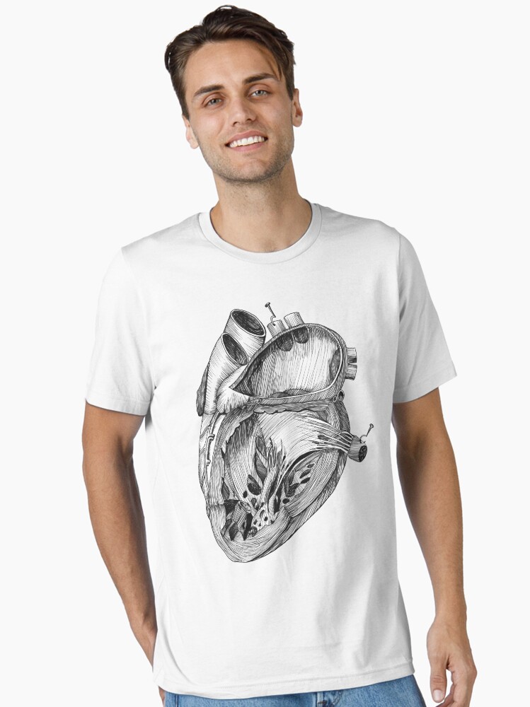 Thumbnail 1 of 7, Essential T-Shirt, Heart designed and sold by MariaDrummond.
