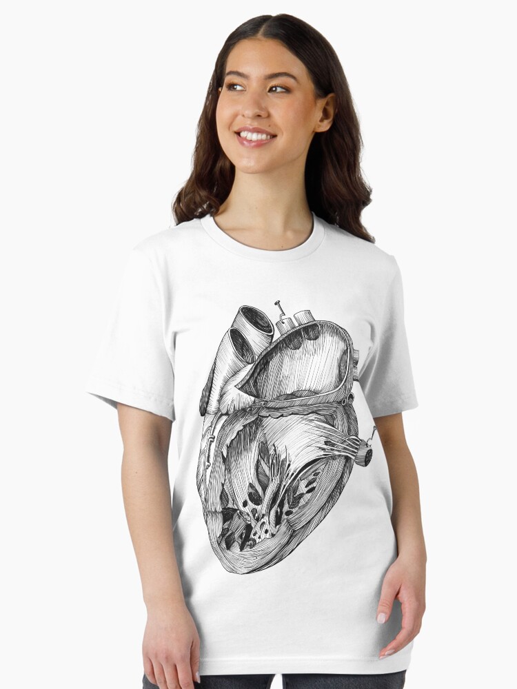 Thumbnail 2 of 7, Essential T-Shirt, Heart designed and sold by MariaDrummond.