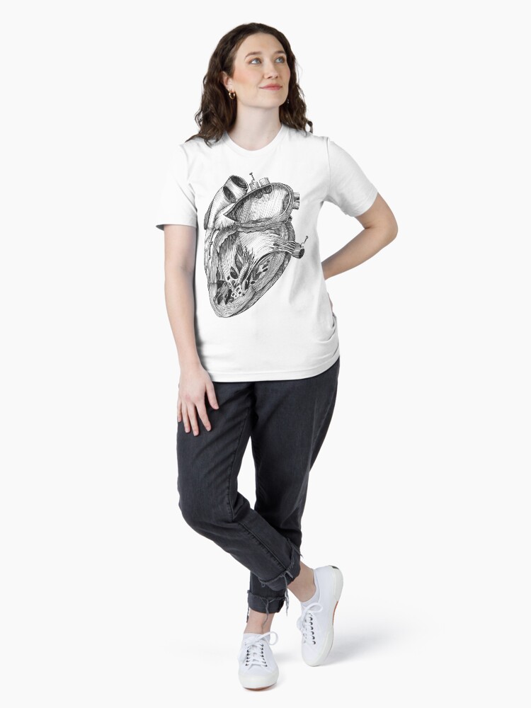Thumbnail 4 of 7, Essential T-Shirt, Heart designed and sold by MariaDrummond.