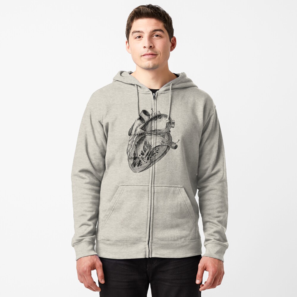 Item preview, Zipped Hoodie designed and sold by MariaDrummond.