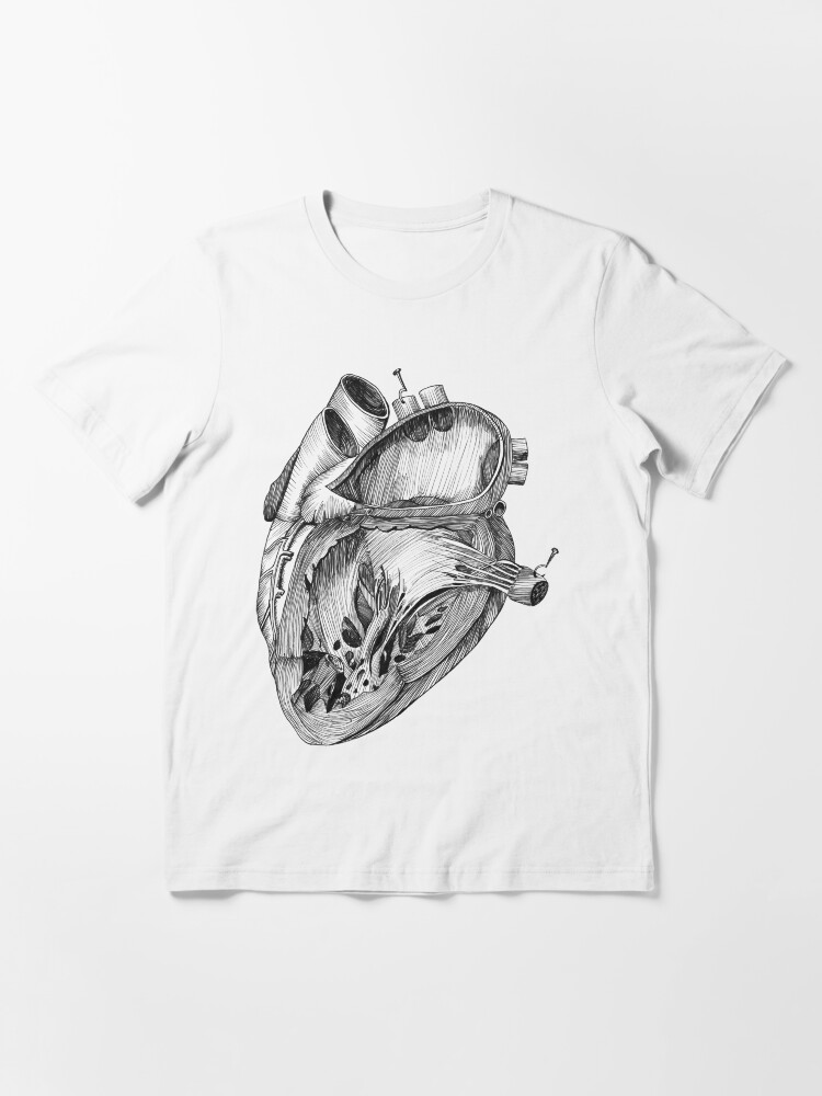 Thumbnail 3 of 7, Essential T-Shirt, Heart designed and sold by MariaDrummond.