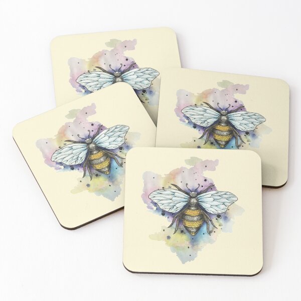 Item preview, Cute Bee With Rainbow Wash  designed and sold by Oirabot.