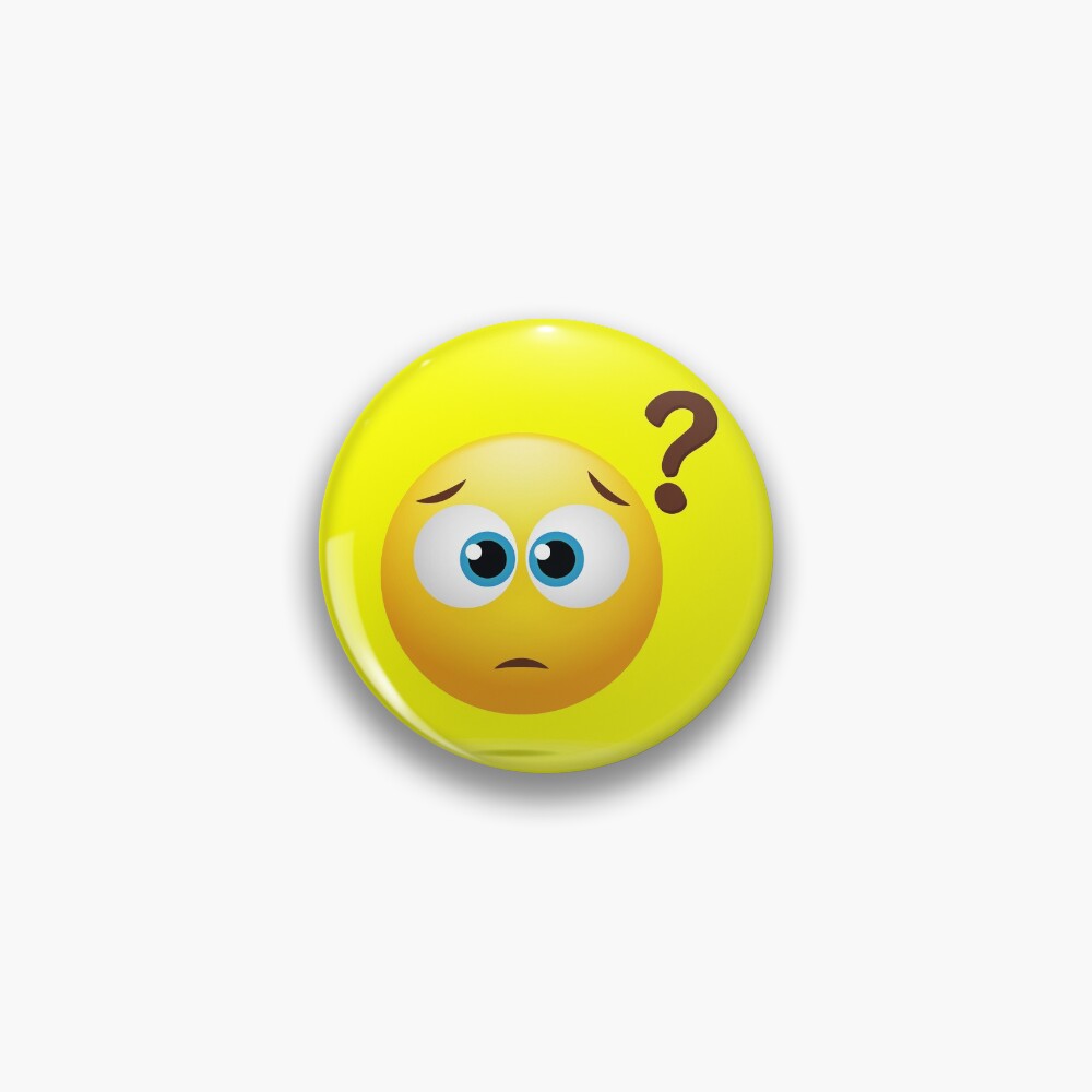 question-mark-emoji-memoji-new-memoji-pin-for-sale-by-ssefyou