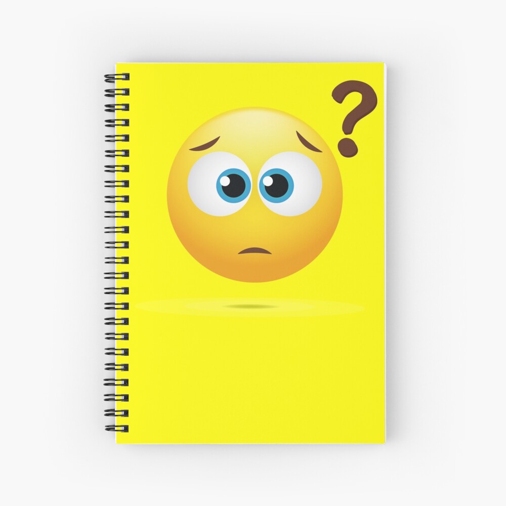 question-mark-emoji-memoji-new-memoji-spiral-notebook-for-sale-by