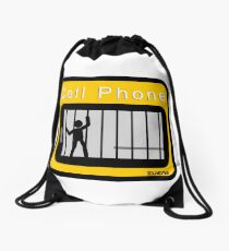 Cell phone Drawstring Bag