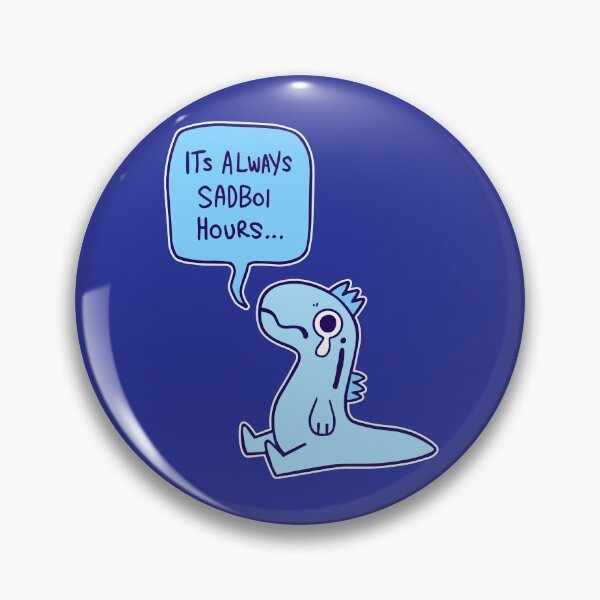 Item preview, Sadboi hours - blue designed and sold by psychonautic.