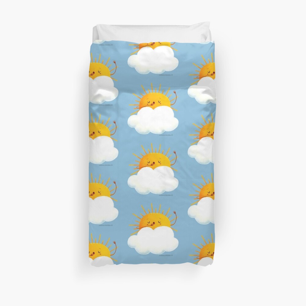Sleepy Sun Duvet Cover