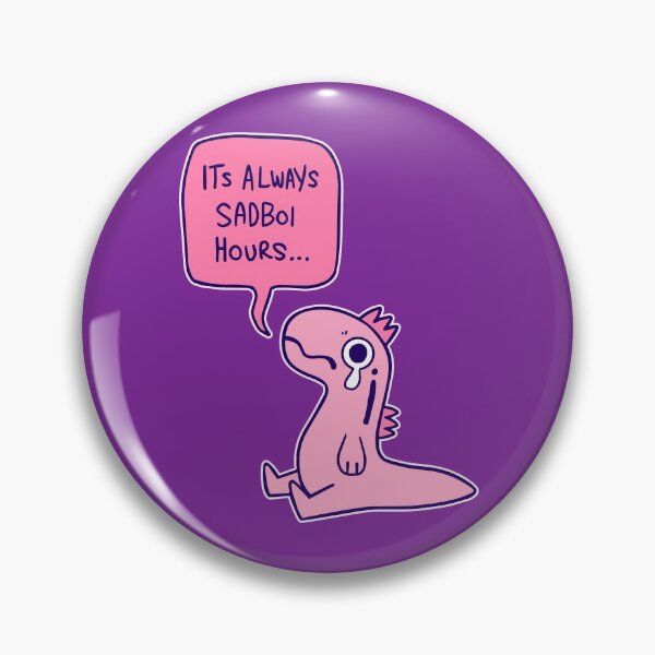 Item preview, Sadboi hours - pink designed and sold by psychonautic.