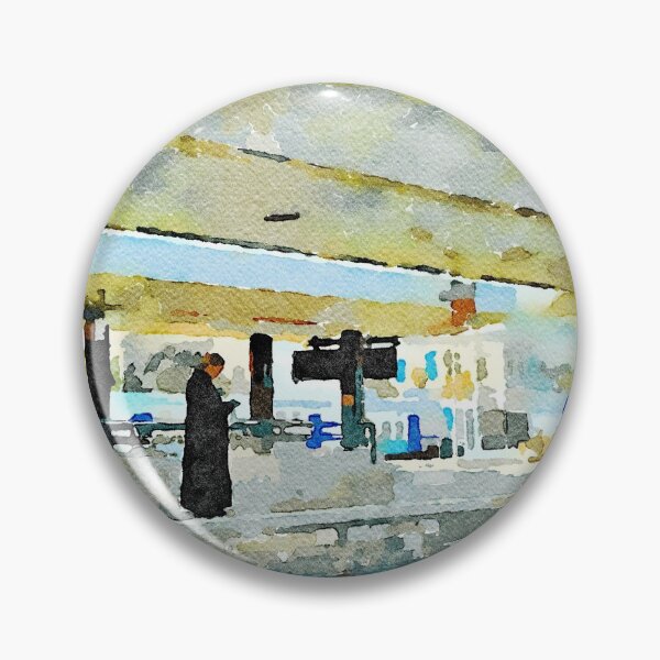Item preview, Train and priest in the railway station designed and sold by Giuseppe Cocco.