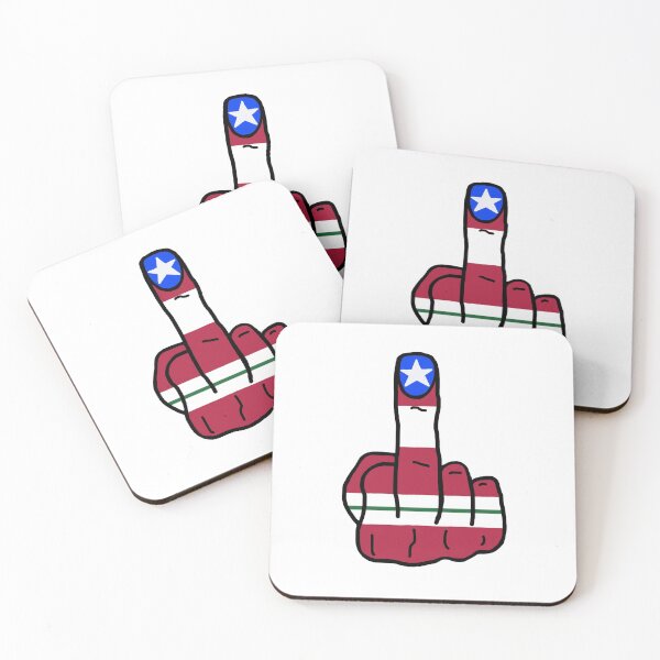 Item preview, Green line “America” middle finger designed and sold by Mspizzirri.