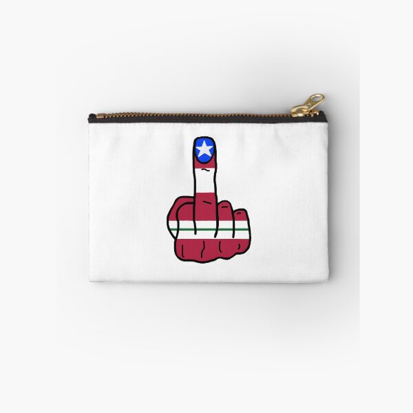 Item preview, Green line “America” middle finger designed and sold by Mspizzirri.