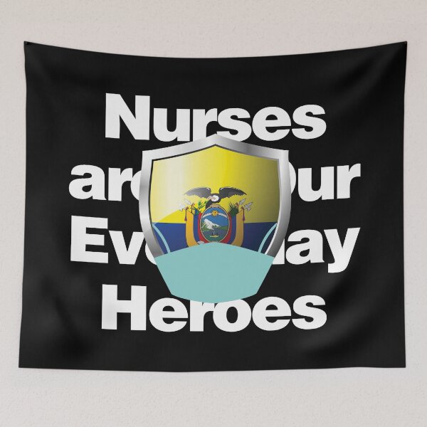 Item preview, Ecuador Nurses are Everyday Heroes designed and sold by HelloFromAja.